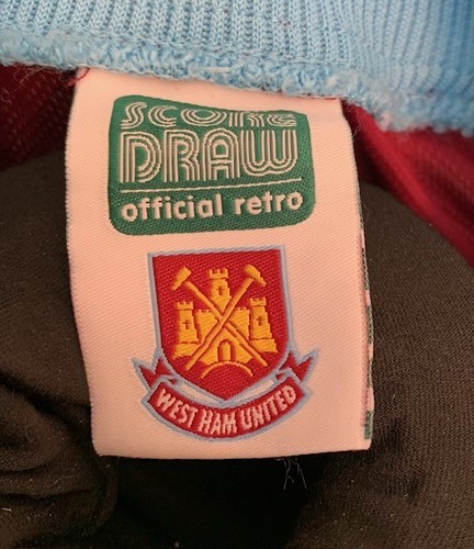 West Ham United 2000 No10 Di Canio Official Retro Football Shirt Size Medium - Picture 3 of 5
