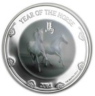2014 Niue S$2 Lunar Year Of The Horse Colorized NGC PF70 Ultra Cameo Box COA OGP — photo 3
