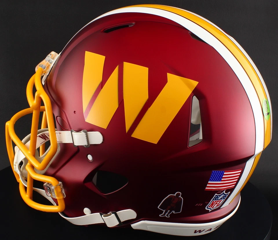 WASHINGTON COMMANDERS 2025 NFL Riddell Speed tamaño completo réplica casco de fútbol americano Foto 4 de 4