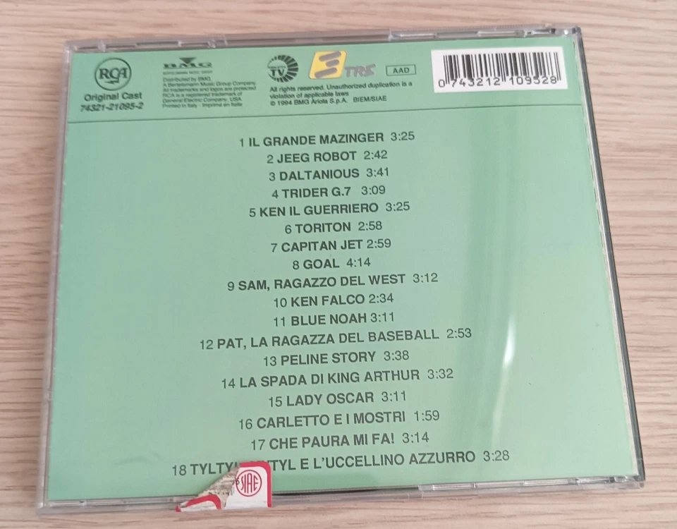 "TIVULANDIA vol 2" BMG, cd, 1994 - Immagine 3 di 3