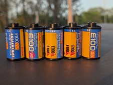 Vintage Lot of 5 35mm Kodak Empty film cartridge