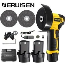 DERUISEN 12V Mini Cordless Angle Grinder –19500RPM