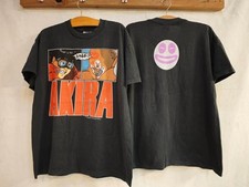 Reprint Akira Shirt Neo Tokyo Kaneda Bike Anime Manga Graphic Black Tee PA9980