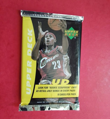 Basketball NBA 2004-05 Upper Deck Rookie Scrapbook - Pack Tasche 9 Karten