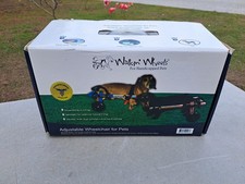 Walkin Wheels Lightweight Adjustable Wheelchair for Dogs Small 8-25 lbs - Blue