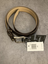 Valentino by Aurelio Men's Brown Leather Belt Size 44 Style 0111