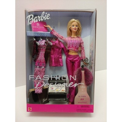 Vintage NEW Mattel Barbie Fashion Designer Doll Set Y2k Boho Chic Y2K 2002