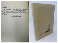 Bus Mosbacher Kodoku Sailing Alone Across Pacific 1964 HC Inscribed Nautical
