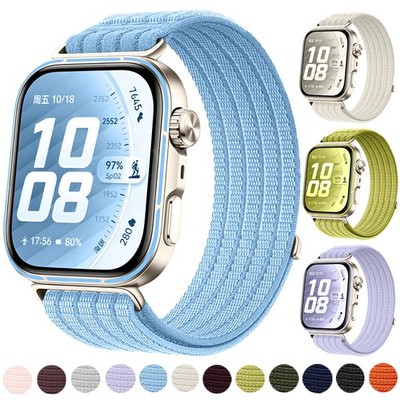 Replacement For HUAWEI Watch Fit 5/4 Pro/Fit 3 Sport Nylon Loop Wrist Strap Band