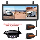 AUTO-VOX Wireless RV Camera System For Driving & Reversing HD 7.2" DVR 3Channels