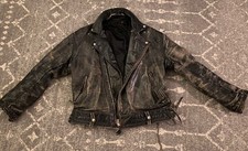 Vintage 1969 LANGLITZ Leather COLUMBIA Jacket Talon Zip Portland OR PUNK/ROCK