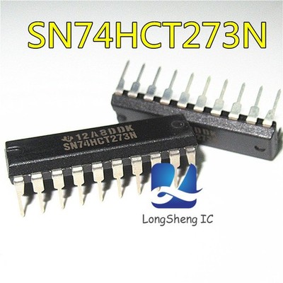 10PCS SN74HCT273N OCTAL D-TYPE FLIP-FLOPS WITH CLEAR DIP20 *vv