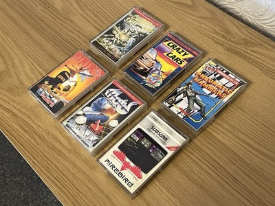 6 x Commodore 64 C64 diverse Kassettenspiele - ungetestet - ️Retro Geschenkidee ️