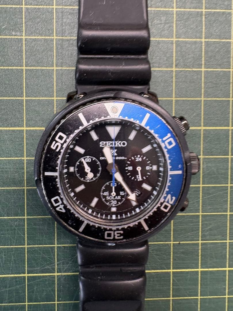 時計 SEIKO Prospex Diver 200m Solar Chrono Seiko Prospex Diver Chronograph Solar Watch | eBay