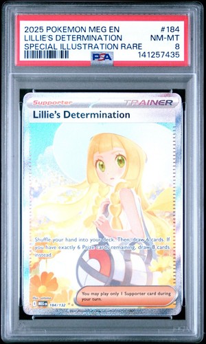 Lillie's Determination graded PSA 8 for sale on eBay