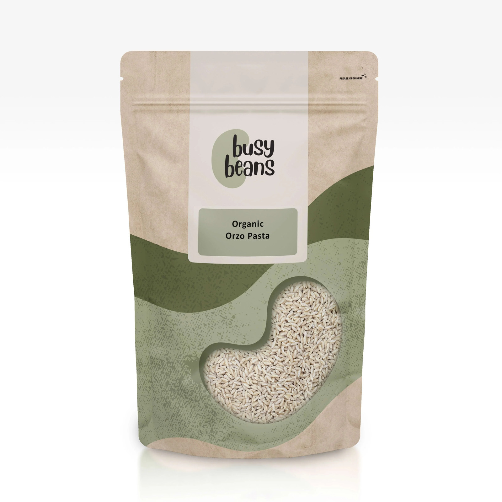 Organic Orzo Pasta - Certified Organic - by Busy Beans Organic (3kg)