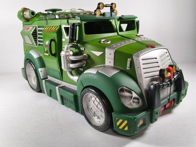 TMNT Shellraiser Van Vehicle Playmates 2002 Mirage Studios Green Teenage Mutant
