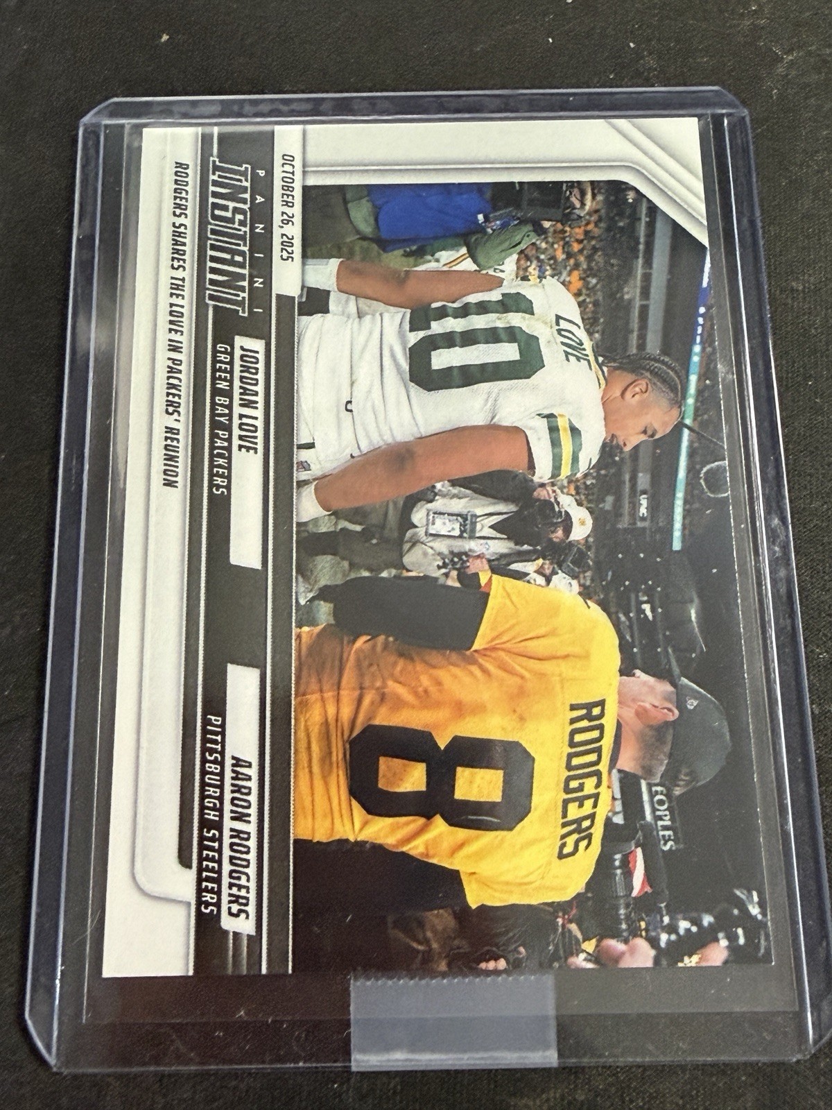 2025 Panini Instant Rodgers Love Packers Reunion #187 Limited Serial  1/260 