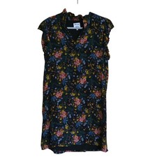 Madewell x No.6 Silk Beacon Dress 8 Garden Bouquet Floral H2257