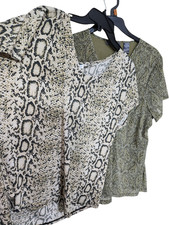Liz Claiborne Women's Paisley & Jaclyn Smith Career Tops XXL Lot of 2 Excellent