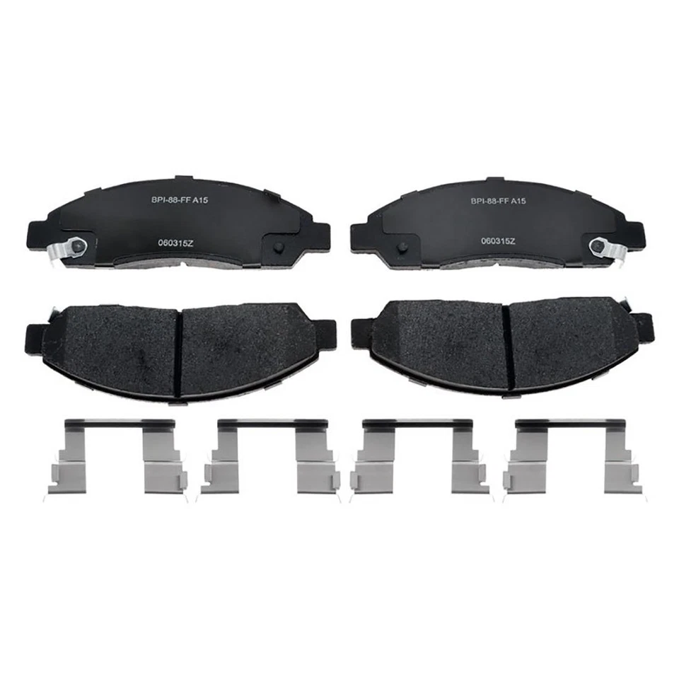 Kit pastillas de freno y zapatas de freno delanteras traseras de cerámica para Chevrolet Colorado 2004-2008 Foto 3 de 4