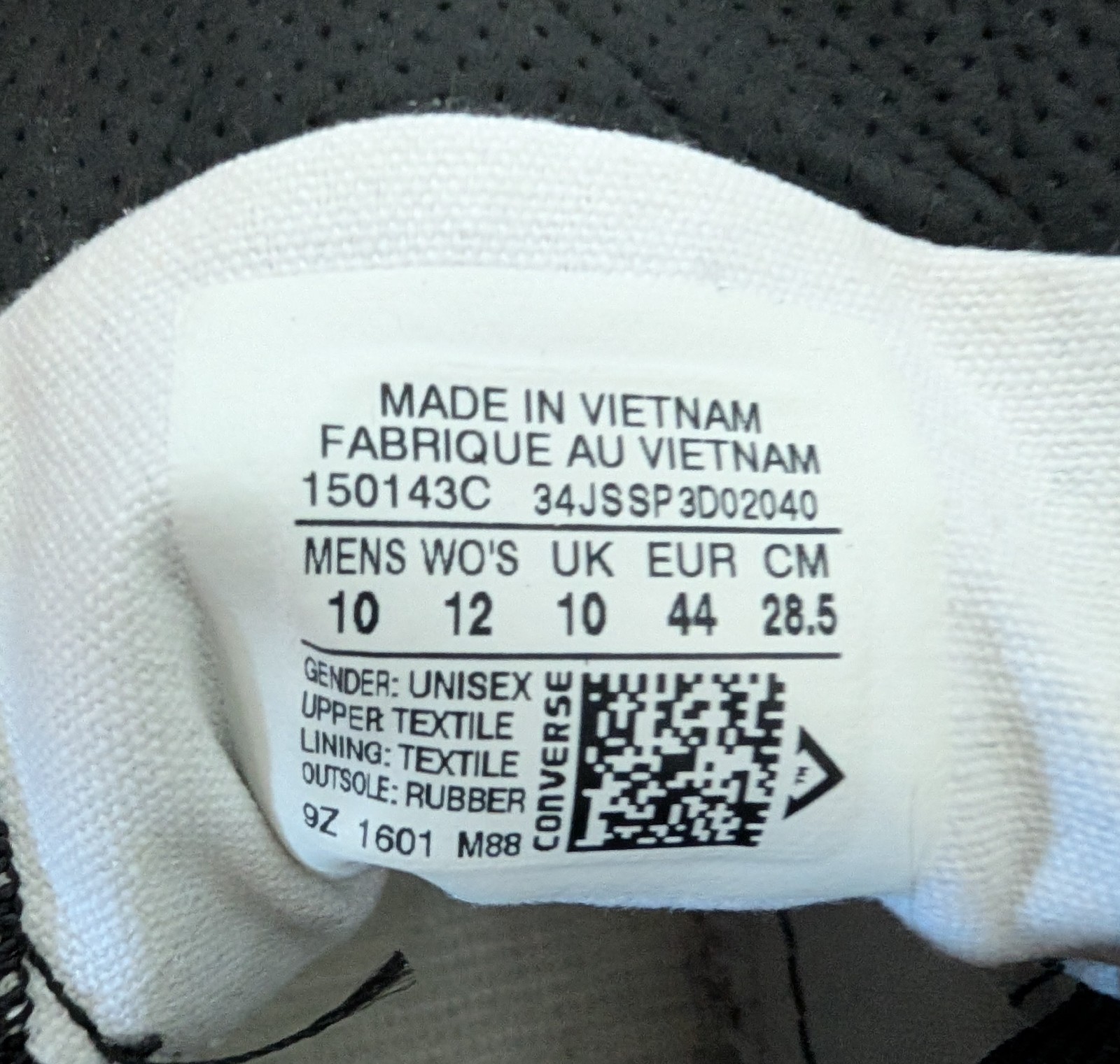 Converse Chuck Taylor II Hi Top Shoes Men's Size 10 Women's Size 12 No Insoles thumbnail 8