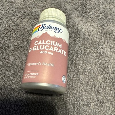 Solaray Calcium D-Glucarate 200mg 60 Capsule exp 6/28