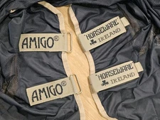 Amigo Fly Rider Fly Sheet [for use while riding] Horseware Large (78-81"), Navy