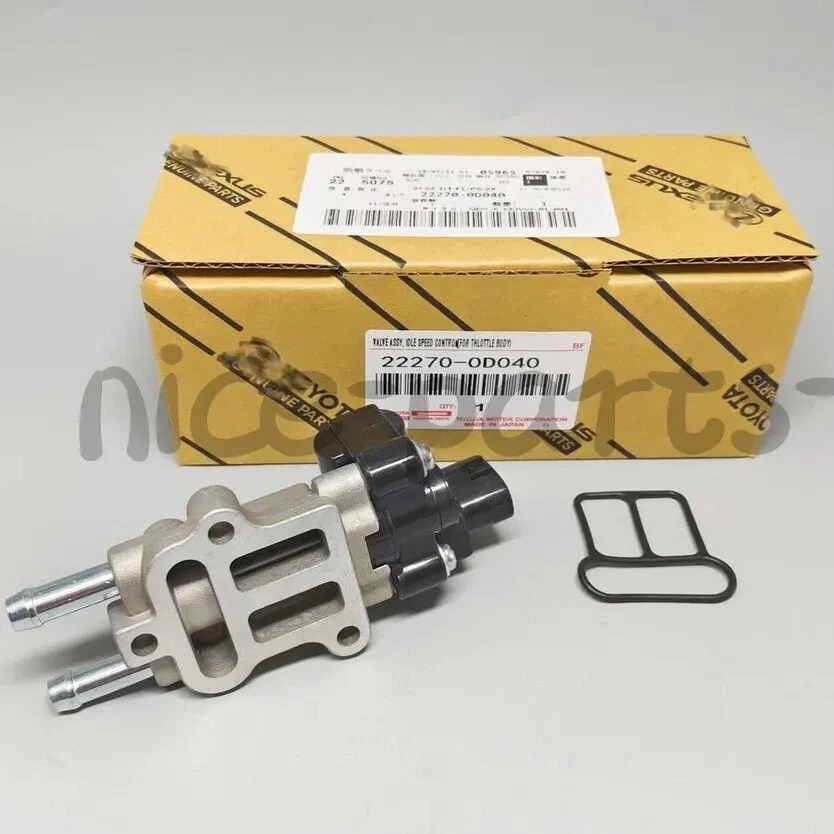 For TOYOTA COROLLA (03-07) IDLE AIR CONTRoL VALVE (IAC) OEM 22270-0D040 Foto 2 de 4