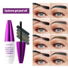 4Color Eyebrow gel Tint peel-off waterproof Tattoo Brow Tint Smudge-Proof Sweat
