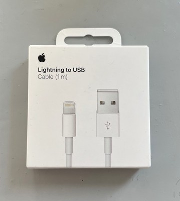 Original Apple - Lightning to USB - Kabel Länge 1m weiss NEU (3)