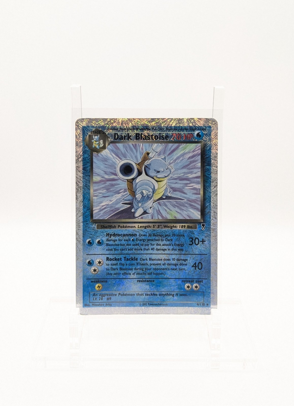 Pokemon LEGENDARY COLLECTION - #4/110 Dark Blastoise - Reverse Holo - ENG - DMG