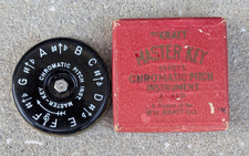 Vintage A-440 The Master Key 13 Keys Chromatic Pitch Instrument W. Kratt USA