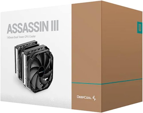 DEEPCOOL Assassin III CPU Cooler/7 Heatpipes/Premium Twin-Tower/Dual 140mm with - Afbeelding 10 van 10
