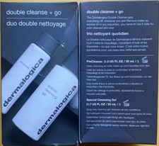 Dermalogica Double Cleanse Go Travel Set PreCleanse 1.0 oz Cleansing Gel 1.7