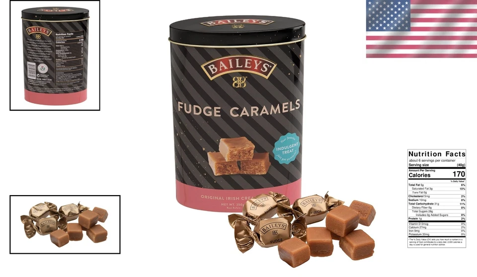 Handmade Baileys Fudge in Tin - Image 2 of 4