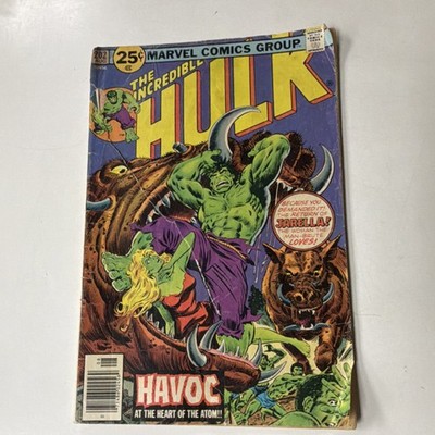 Marvel Comics The Incredible Hulk #202 1976 Hulk Jarella Comic Book