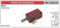 Mikro Schalter Der Sicherheit Brill Hecke-SchneidgeräTe 2 Schellen Faston 004045