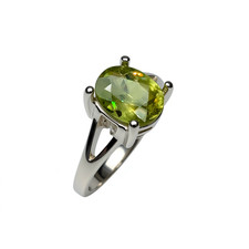 1.88ct Natural Titanite Sphene ring 925 Silver / Gold/ Platinum