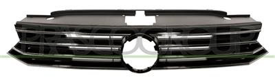 Grille fermée Trendline VW Passat B8 calandre inférieure noire 2014-2019 ABS