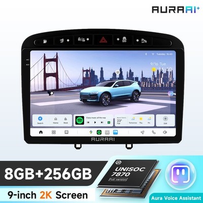 Für Peugeot 308 408 RCZ 2007-2013 256GB 2K Screen Car ChatGPT-AI Autoradio DSP