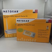 Netgear - Wireless ADSL Network Starter Kit DGB111G & Wireless PC Card - Bundle
