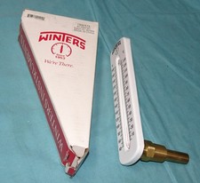 BRAND NEW  Thermometer Winters Instruments TSW173 Brass 1/2" NPT 90 Angle