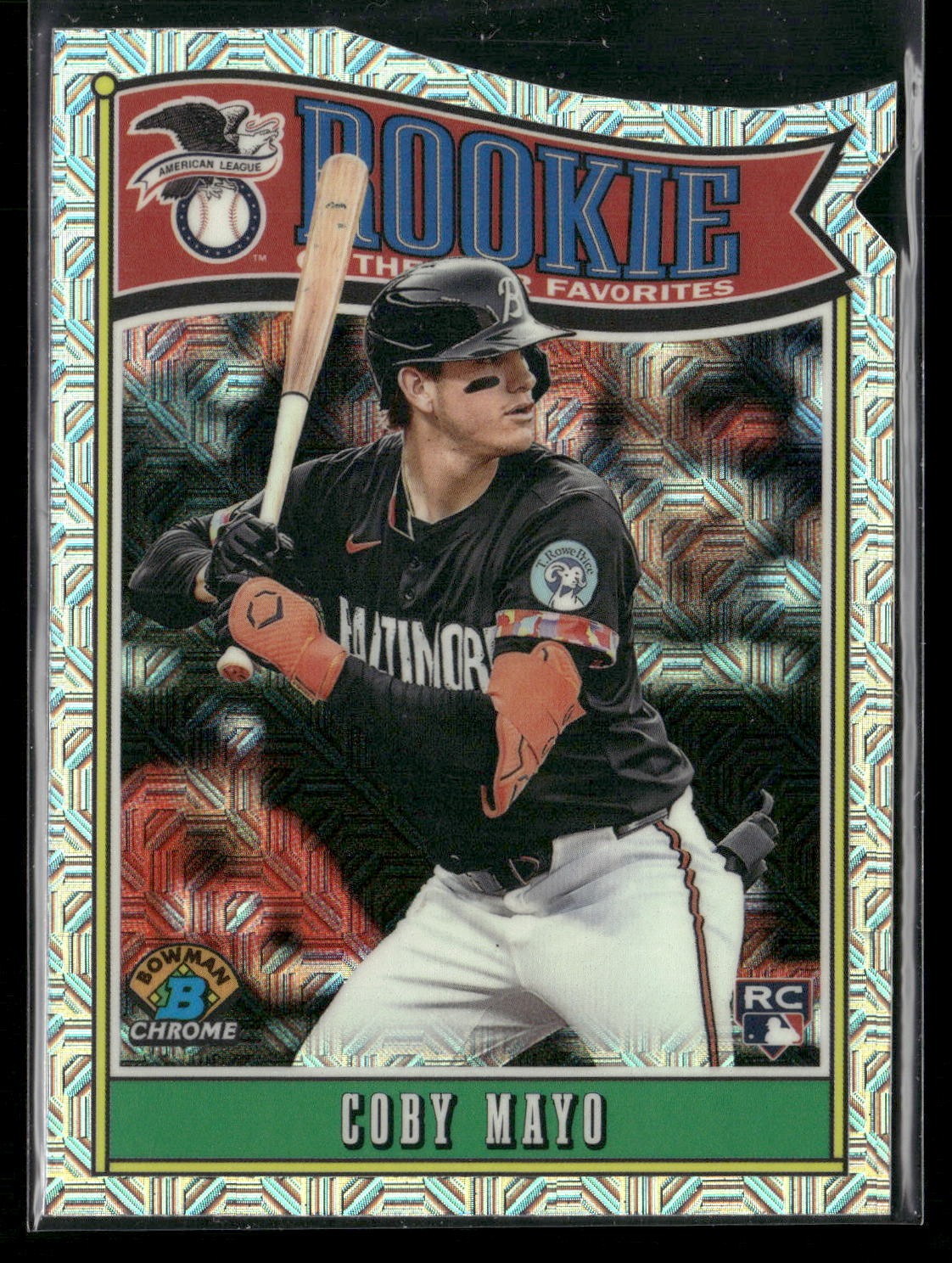 2025 Bowman #ROY-2 Coby Mayo Rookie of the Year Favorites Mojo Refractor