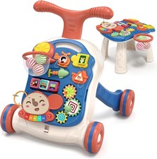 Multi-Functional Baby Walker  Activity Table - Deep Blue, Safe for 12-18