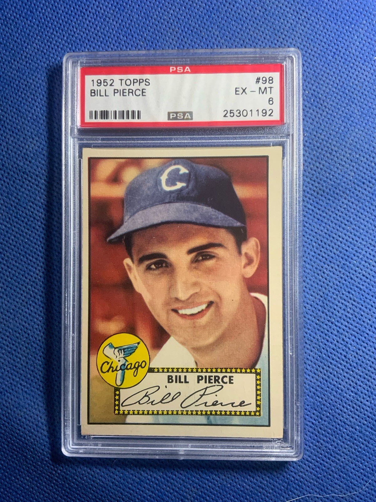 1952 Topps Bill Pierce #98 PSA 6
