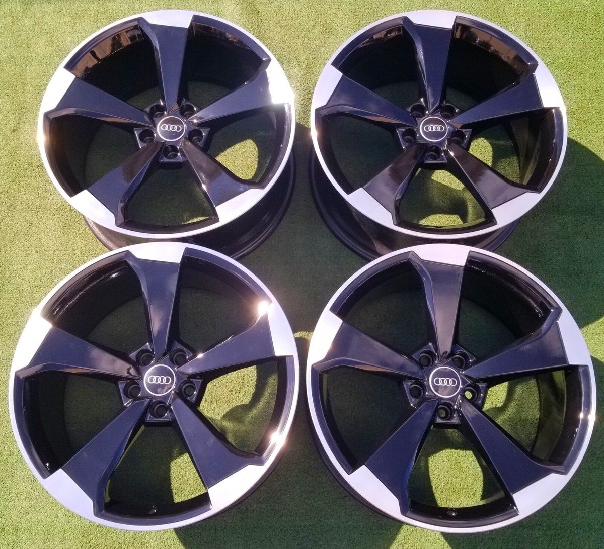 RAYS Audi 66.6 アウディ スペーサ0.3 0.5 RS5 4 PERFECT Factory Audi RS5 20 inch Wheels S5 A5 A6 S6 RS6 Black