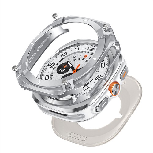 Protective Case for Samsung Galaxy Watch Ultra 47mm Aluminium Alloy Metal Cover - Picture 18 of 46