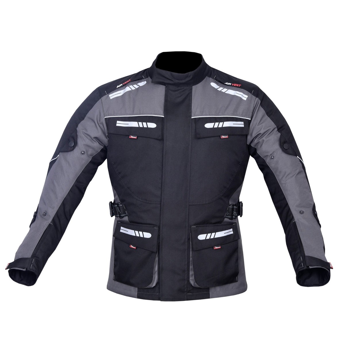 Sperr Textiel motorjas Maat M grijs/ zwart met reflectie