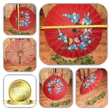 HAND PAINTED PARASOL BAMBOO UMBRELLA 